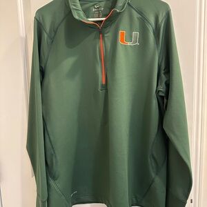 Nike Green Dri-FIT Women’s Zip up